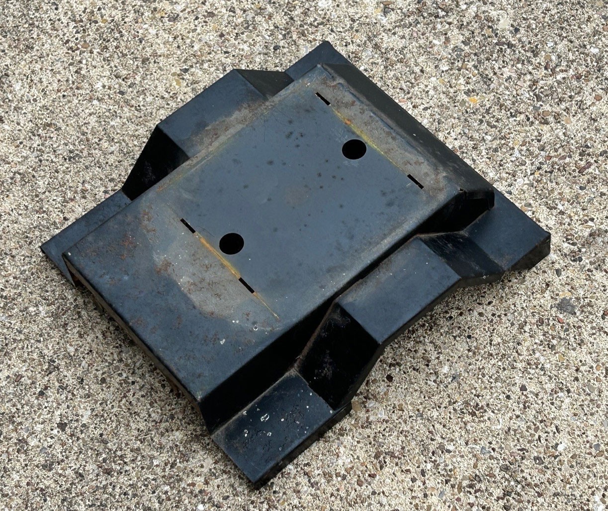 Vintage 1970’s Mighty Tonka Clamshell Crane Part – Crane Base Plate ONLY