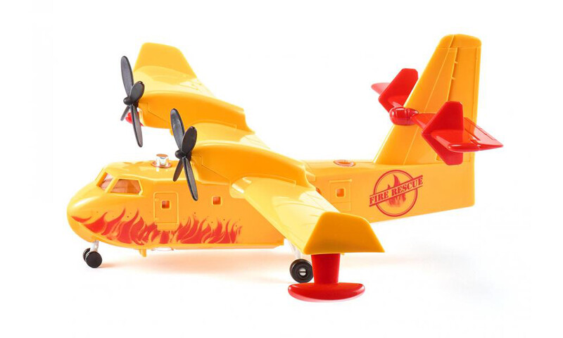 NEW SIKU WORLD 1793 Yellow Fire Fighting Plane Plastic Model