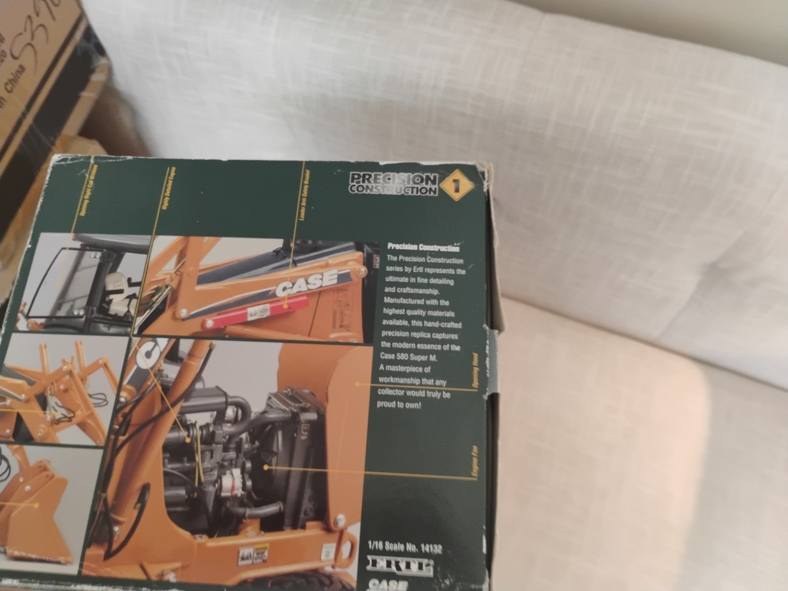 1/16 Case 580 Super M Backhoe Precision Construction Series #1