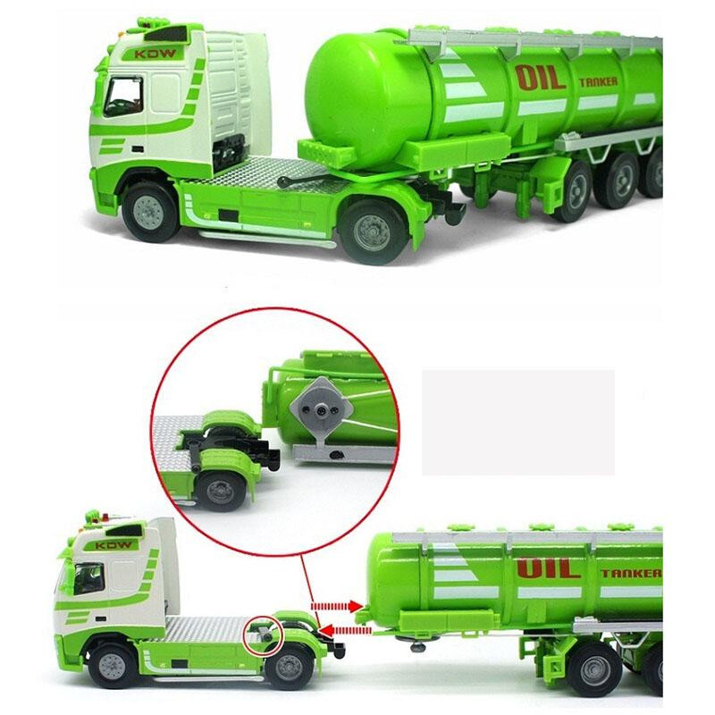 Diecast Oil Tank Truck 1:50 Scale Petroleum Transport Vehicle Model Collectible
