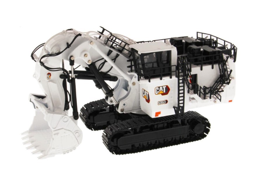 DIECAST MASTERS – Engin de chantier de couleur blanc – CATERPILLAR 6060FS – 1…