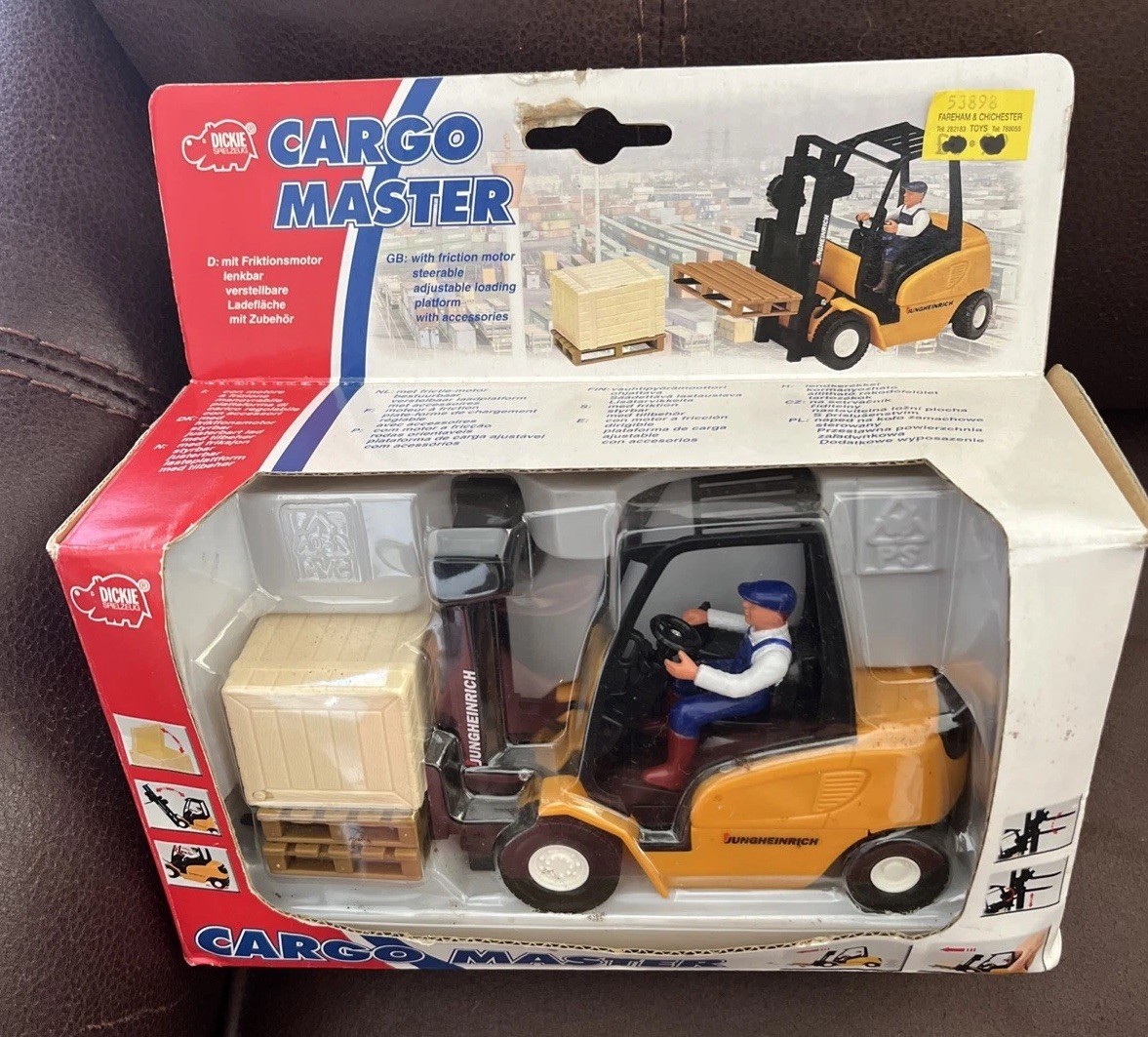 Jungheinrich Fork Lift Truck Cargo Master Dickie NEW