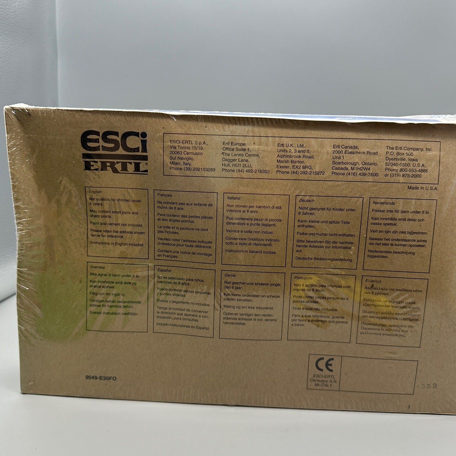 Vintage 1990s F-18 Hornet ESCI ERTL 1:48 sealed new old stock