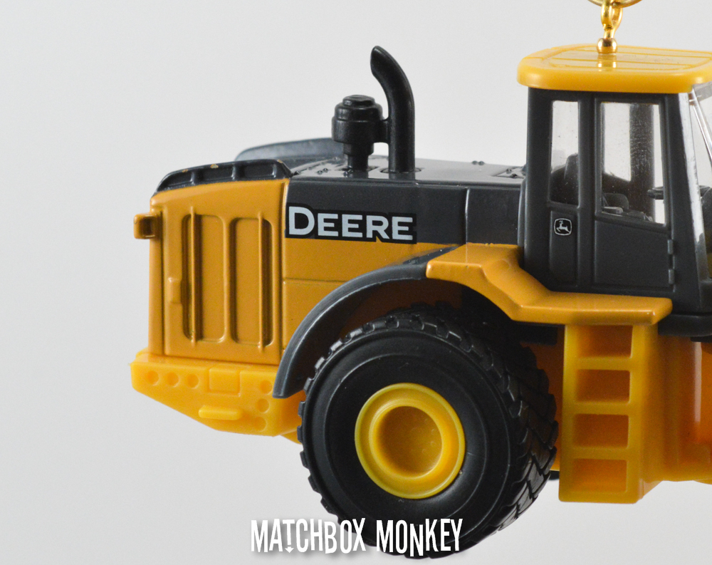 Custom John Deere 524K Wheel Loader 1/64 Christmas Ornament Caterpillar CAT