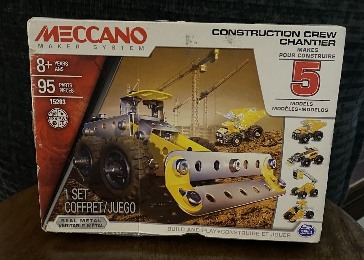 Meccano Construction Crew Chantier Dump Truck15203 Metal Set Spin Master Sealed