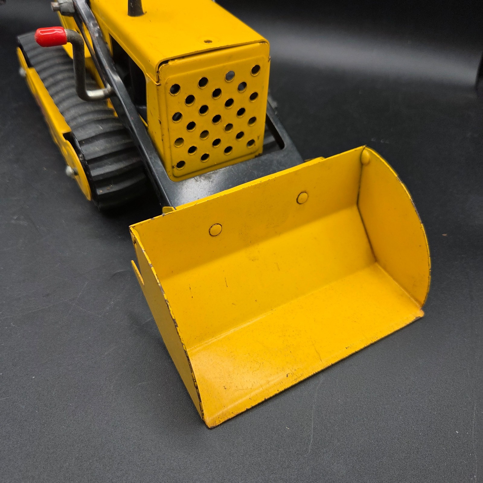 1960s Tonka Trencher Backhoe Loader Pressed Steel Made in USA ‘Missing Bucket’