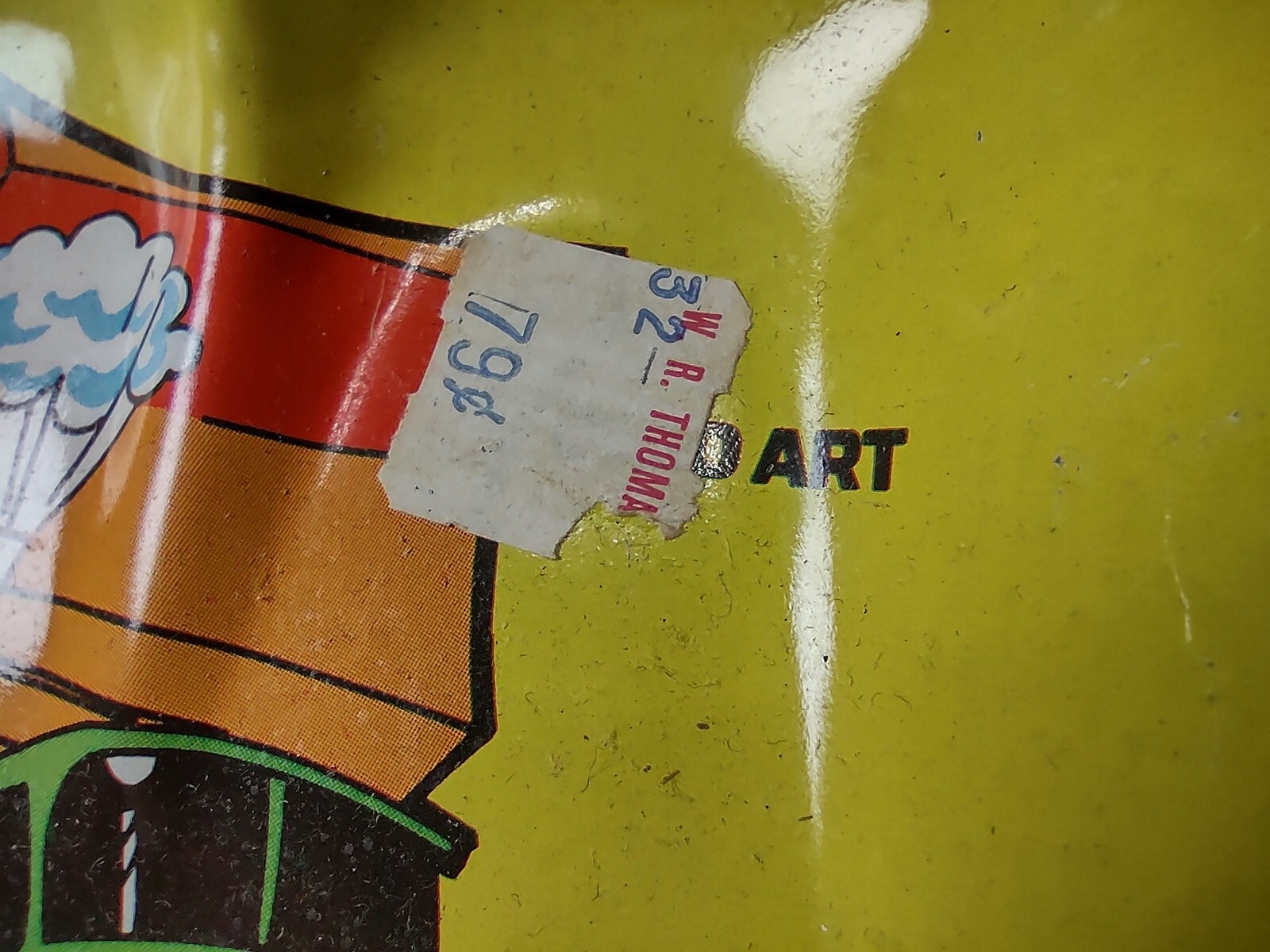 RARE 1963 OHIO ART “BIG LOAD”LARGE LITHO METAL TOY SHOVEL WITH DUMP TRUCK~MINT