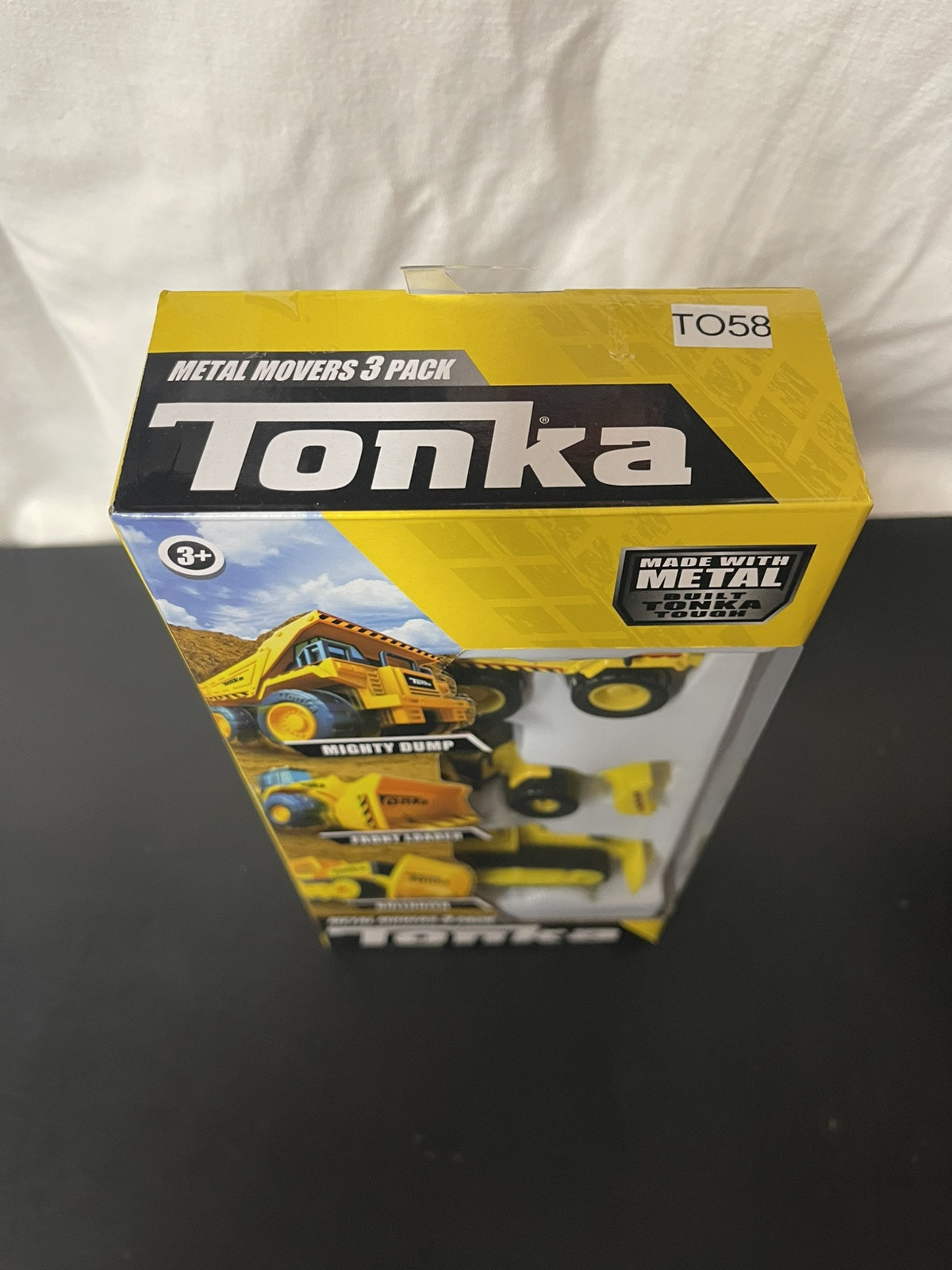 New Sealed Tonka Metal Movers 3 Pk Vehicles-Bulldozer, Mighty Dump, Front Loader