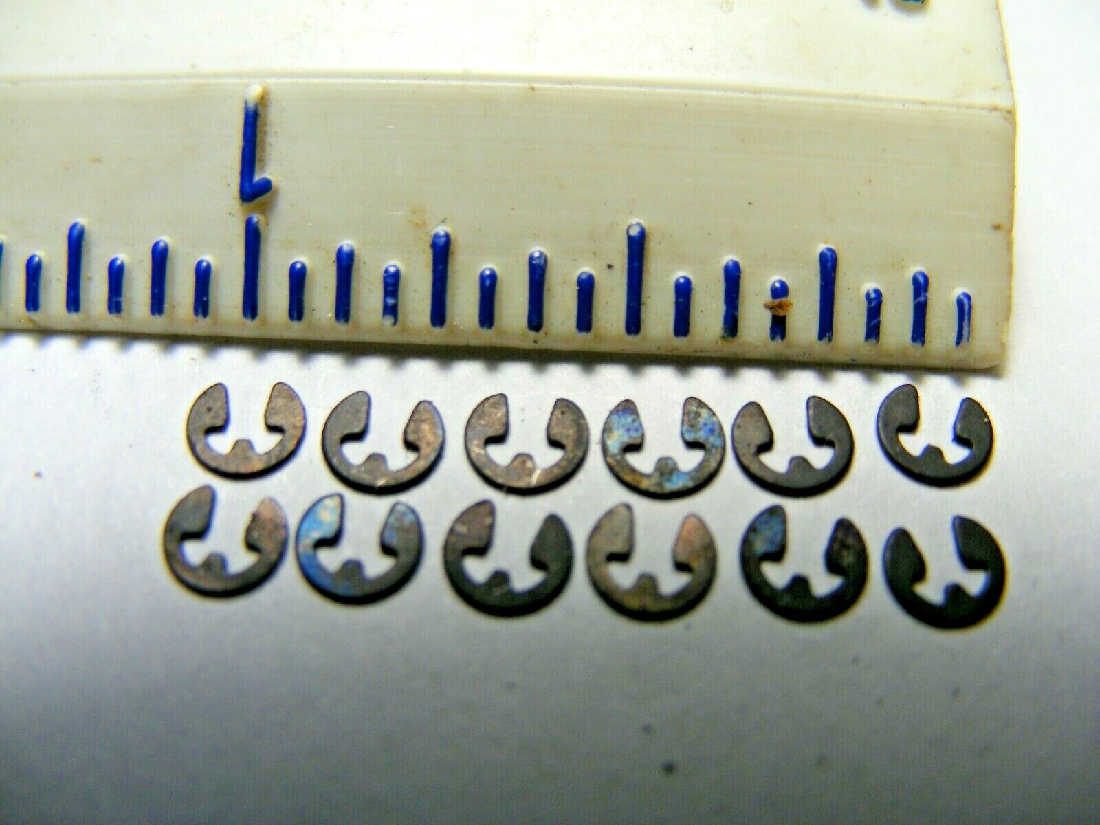 1/16″ “E” Clips As Used On Early Reuhl Lorain Excavator (12 ea)