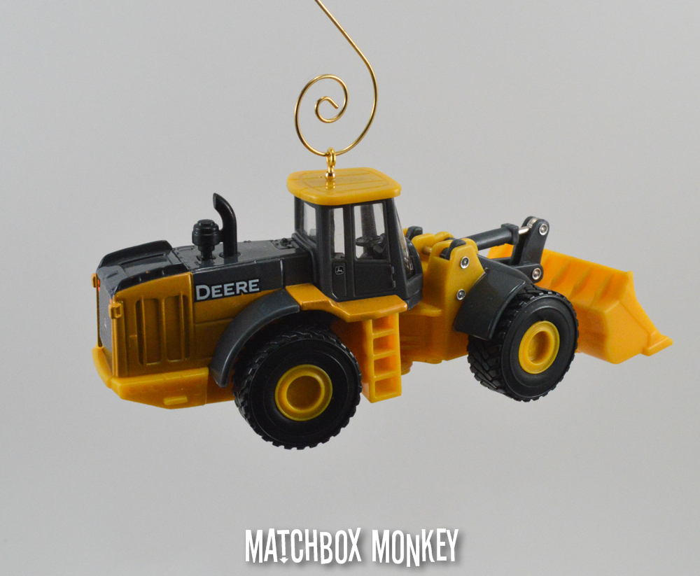 Custom John Deere 524K Wheel Loader 1/64 Christmas Ornament Caterpillar CAT