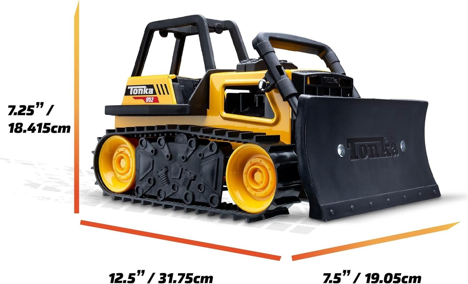 Imaginative Play Yellow Construction Bulldozer, Perfect Gift for Young Builders