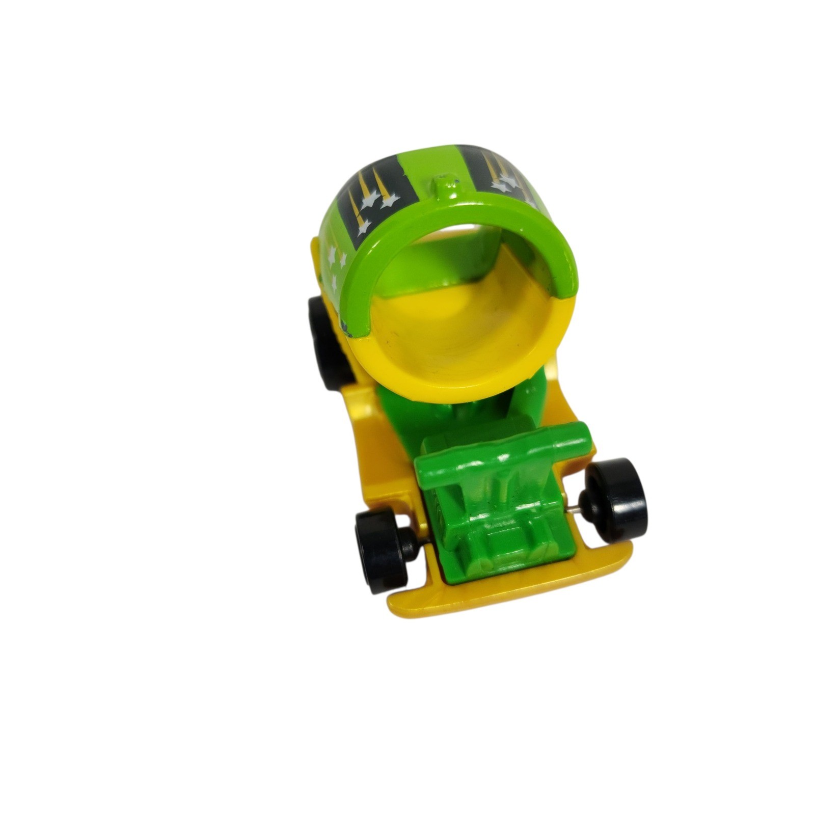 Hot Wheels Garbage Truck Toy Car Green 2016 Mattel BOOM CAR Green and Yellow