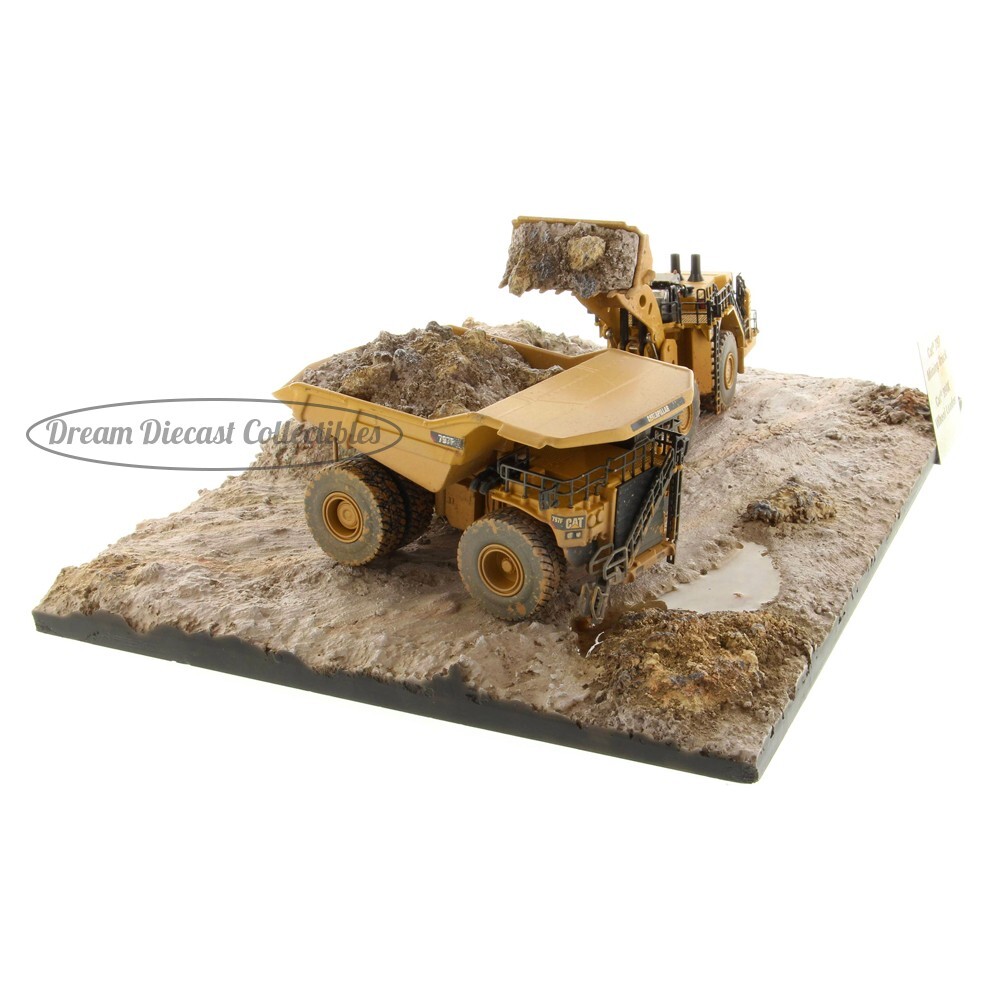 ⭐1:125 CAT WEATHERED 994K WHEEL LOADER & 797F MINING TRUCK DIECAST MASTERS 85762