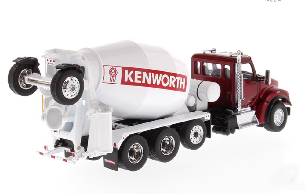 1:50 DM Kenworth T880 SBFA with McNeilus Concrete Mixer Machine Diecast Model