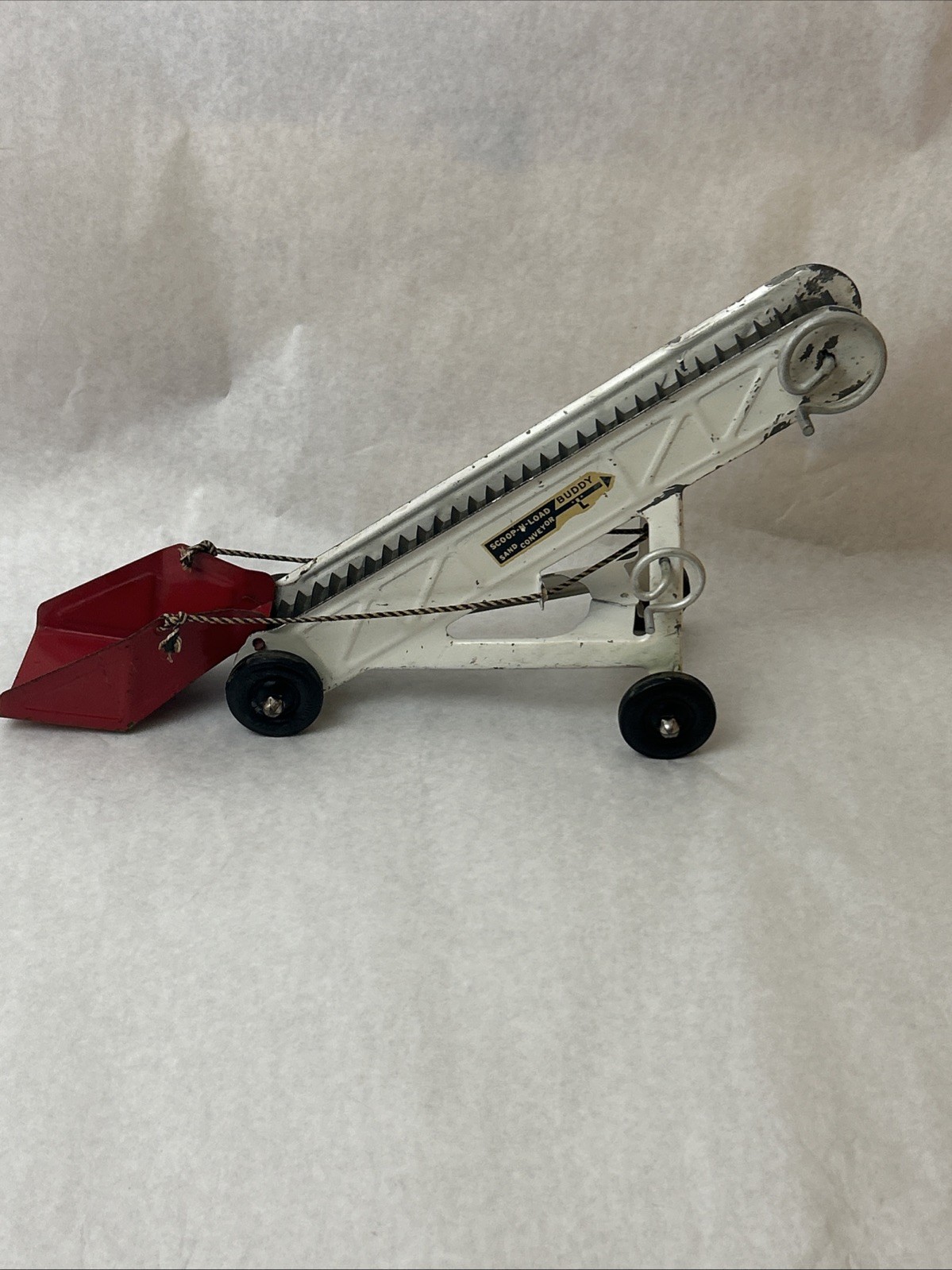 Vintage Buddy “L” Portable Scoop-N-Load Sand Conveyor Metal Toy *NOT COMPLETE*
