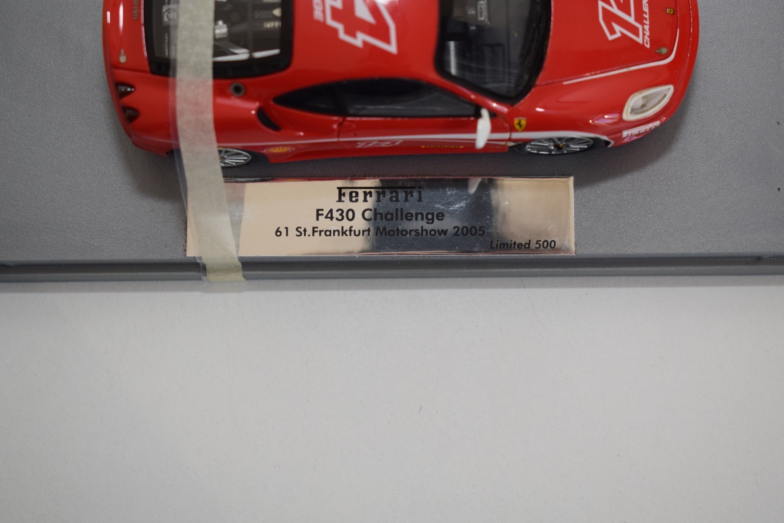 C10 1:43 BBR GASOLINE GAS10017 FERRARI F430 CHALLENGE FRANKFURT 2005 NMIB RARE!