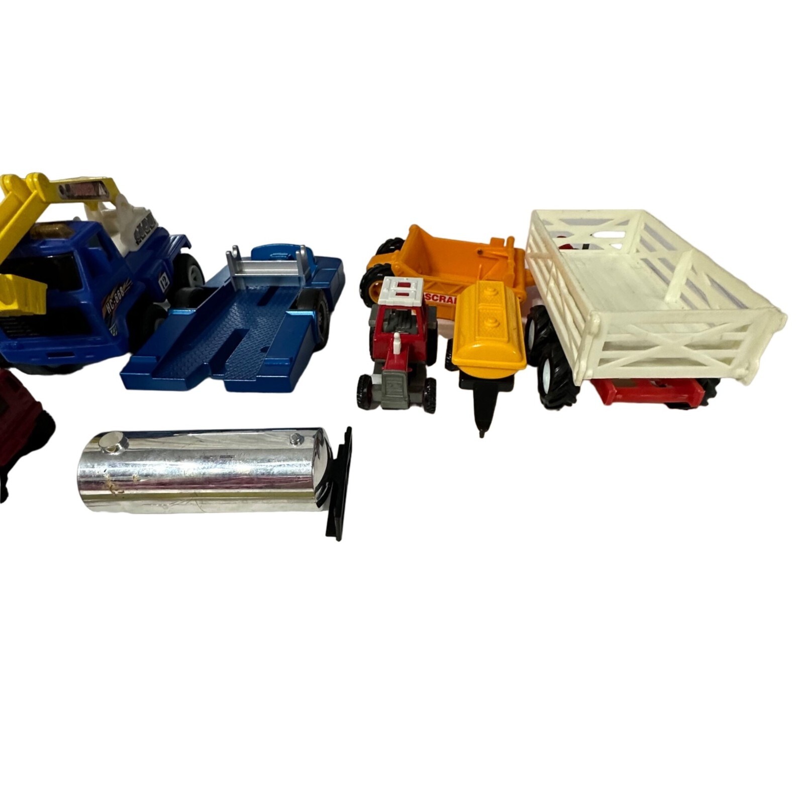 Lot of 10 random plastic farming construction toys