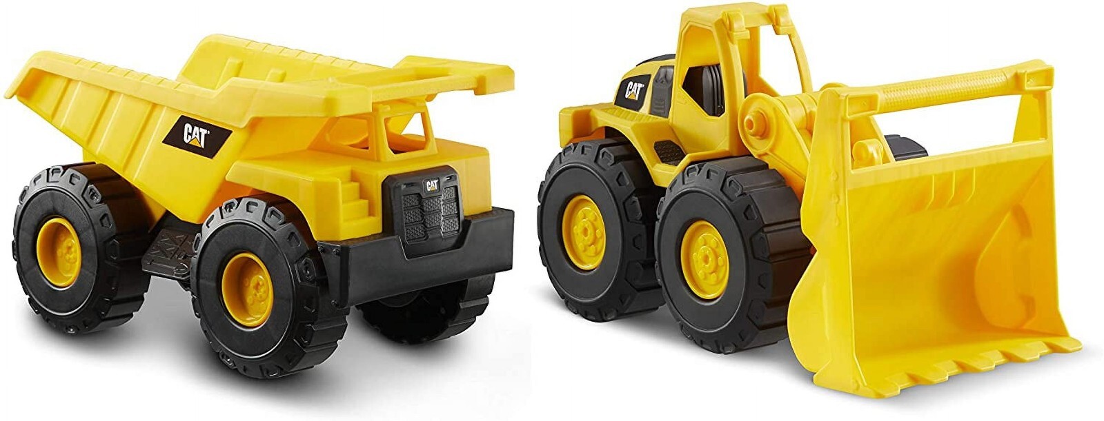 New Cat Construction Fleet Toy Dump Truck and Loader Outdoor Toys Combo Pack