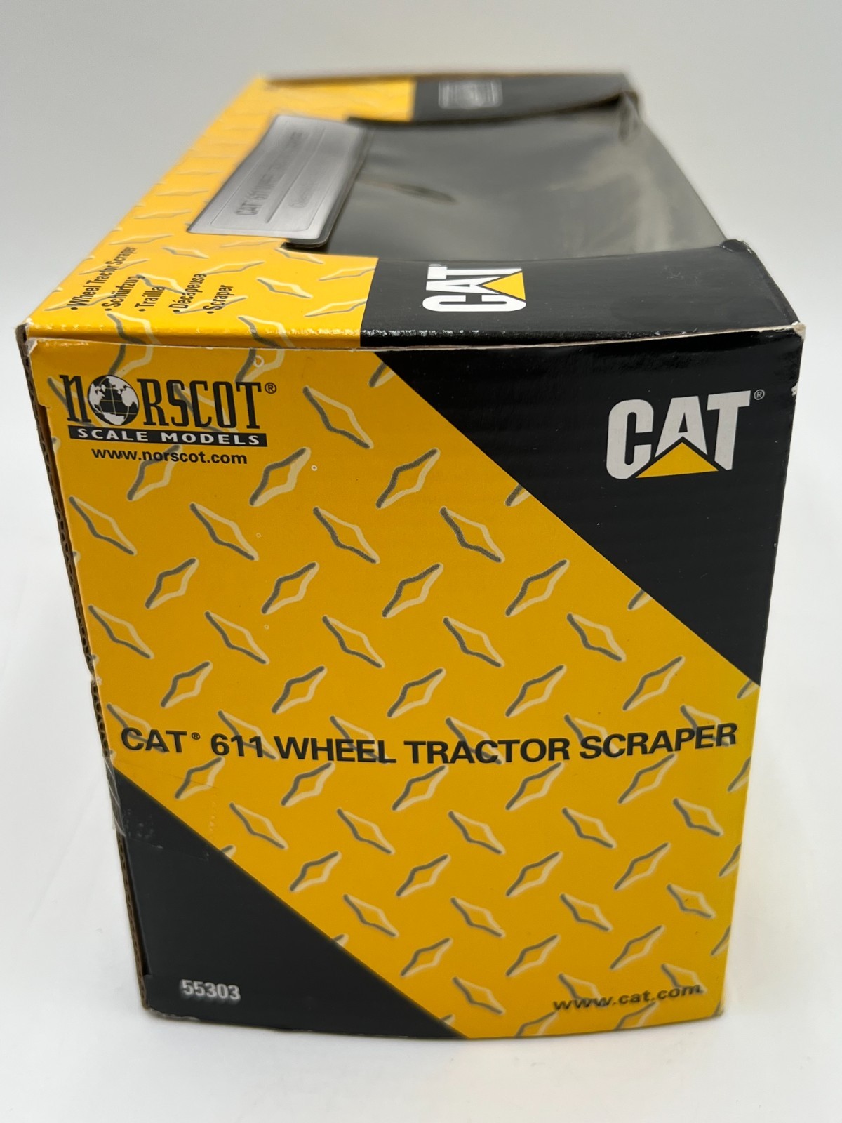 Norscot CAT 611 Wheel Tractor Scraper 1:64 Scale Diecast Construction Model 5520