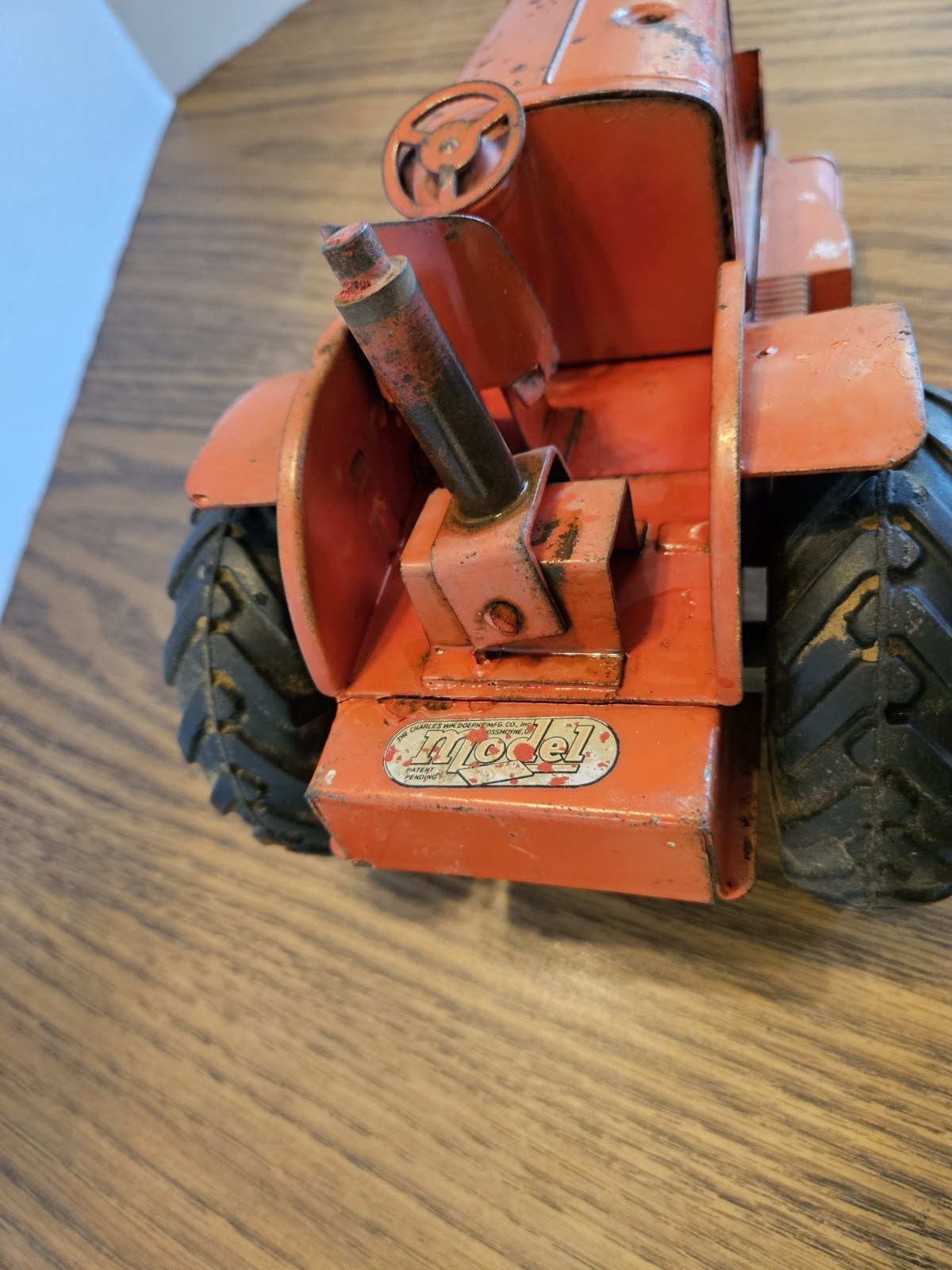 Vintage 1950’s Doepke Heiliner 28″ Pressed Steel Earth Mover Road Scraper Grader