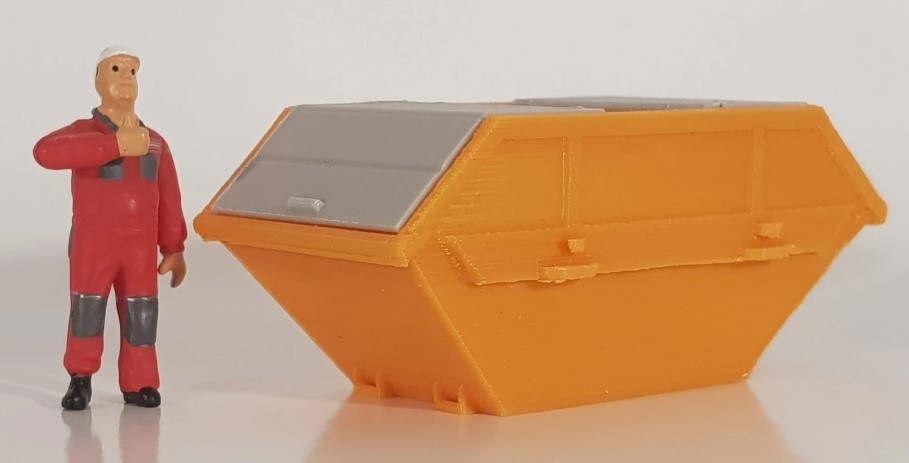 MSM – 6m3 Cube with Lid – Miniature – 1/50 – MSM5464/01