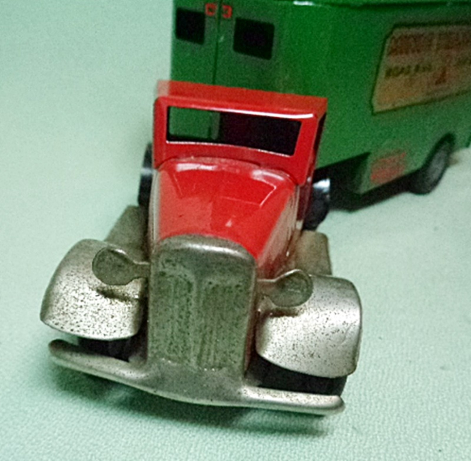 Tri-ang Minic Transport Trailer & Truck Cab 7″ Clockwork