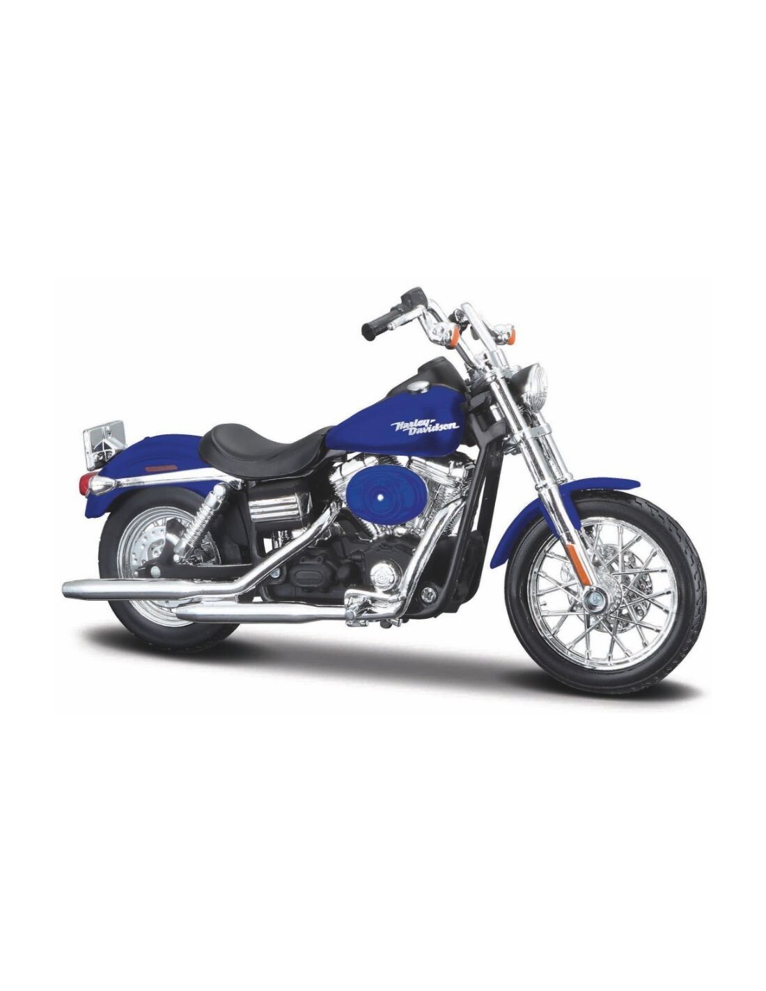 Maisto 1/18 HARLEY-DAVIDSON Motorcycles 2006 Dyna Street Bob Blue #3136044📌USA