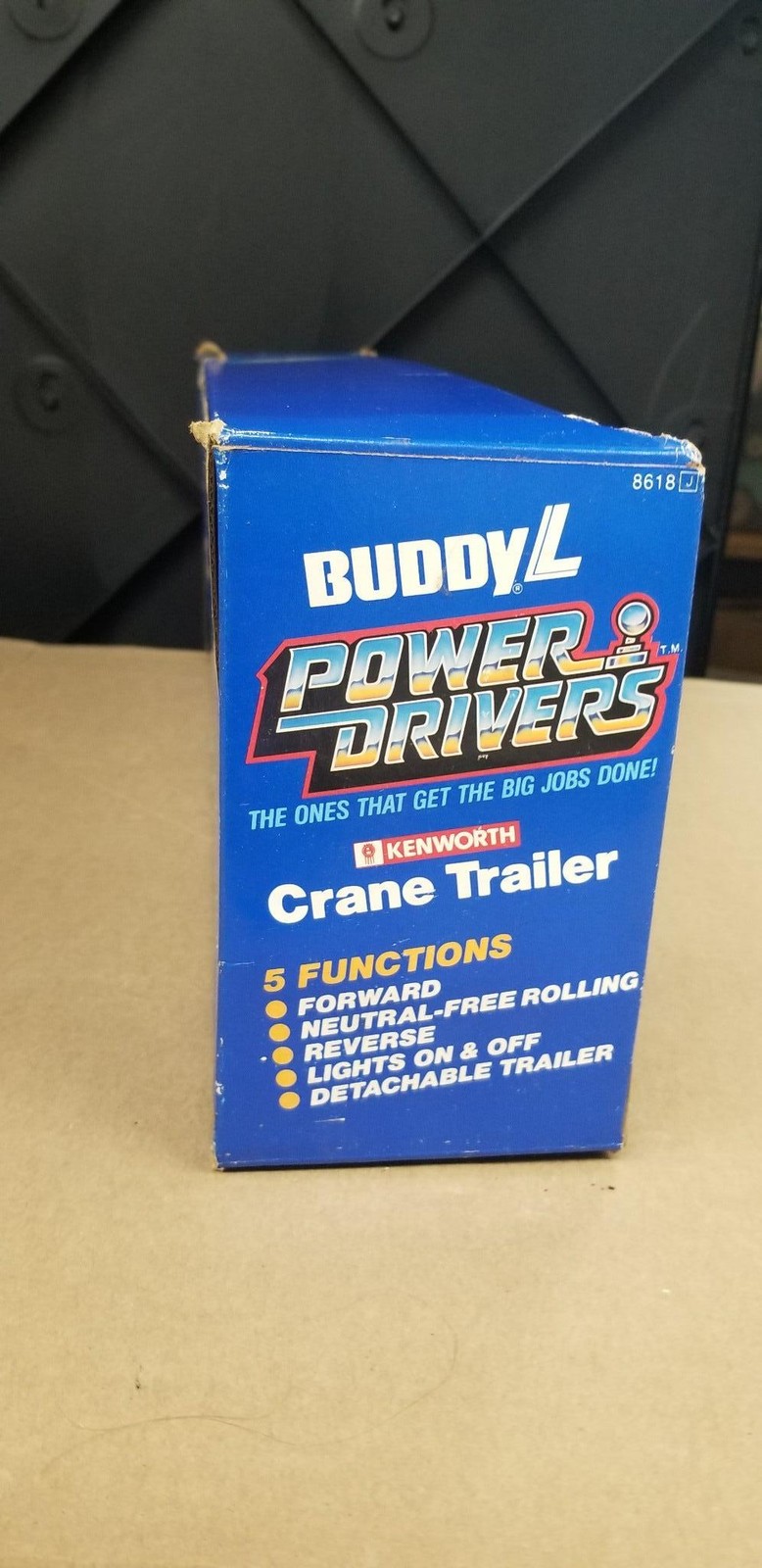 Vintage 1983 Buddy L Kenworth Crane Trailer Battery Powered New In Box MIB W5