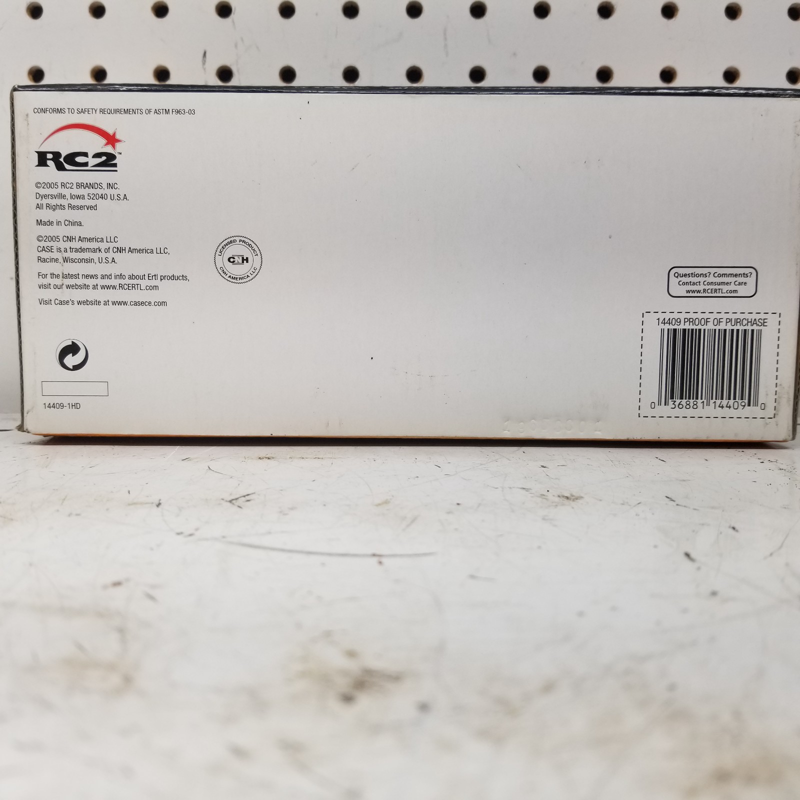 ERTL 1/50 CASE 885 GRADER Die-Cast Metal NIB