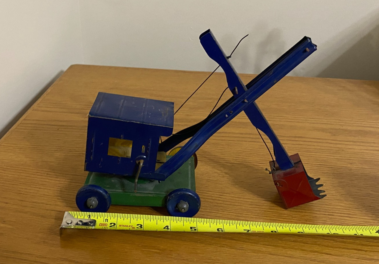 Vintage Tin Steam Shovel Excavator Toy XA-94