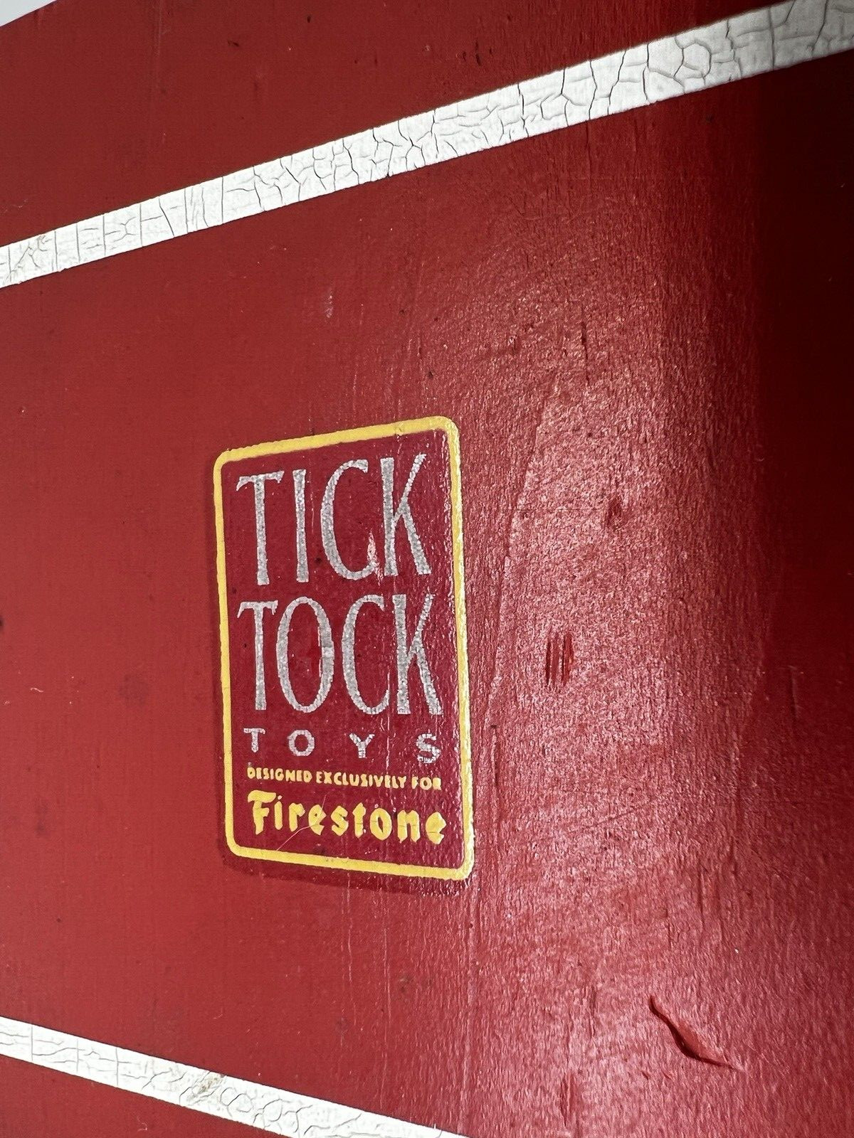 Tick Tock Wooden Toy – Made For Firestone – Antique Steam Shovel 1940s Excavator