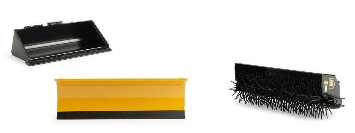 DIECAST MASTERS,Mini-loader CATERPILLAR 297D2 with accessories, 1/16, DCM85628