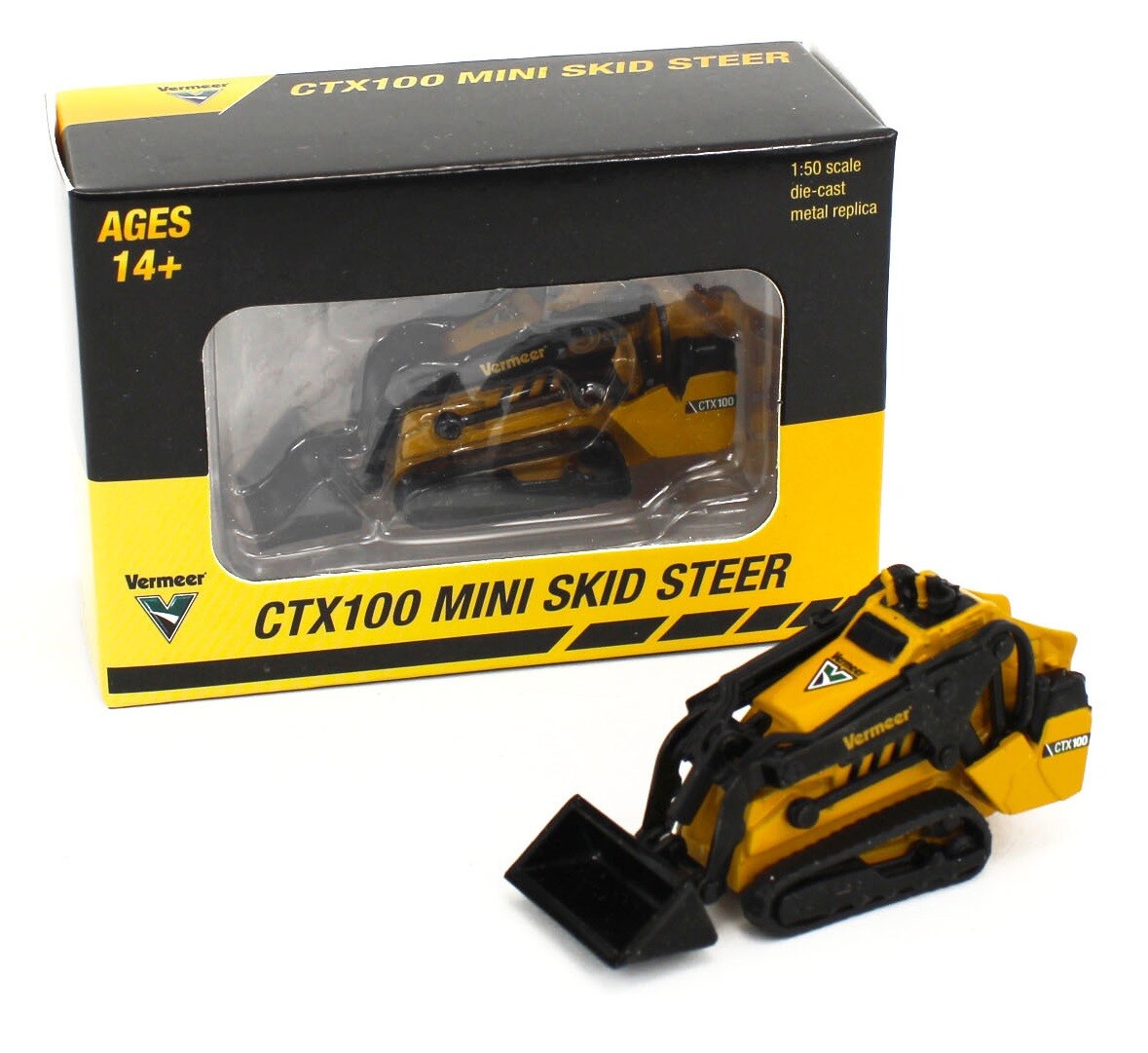 2021 SpecCast 1:50 VERMEER CTX100 MINI SKID STEER *DIECAST* High Detail *NIB*