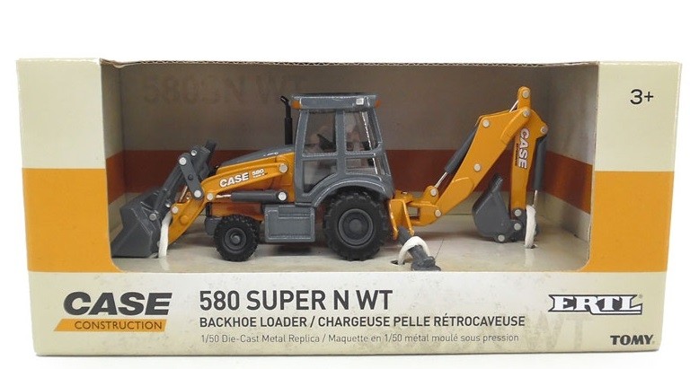 ERTL – CASE 580 Super N WT Backhoe – 1/50 – ERT14991