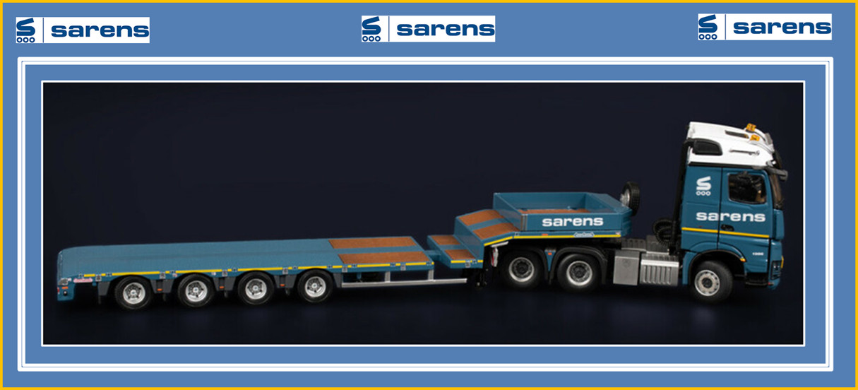 1/50 IMC SARENS MERCEDES 6X4 with NOOTEBOOM 4 AXLE LOW LOADER – FREE SHIPPING !!