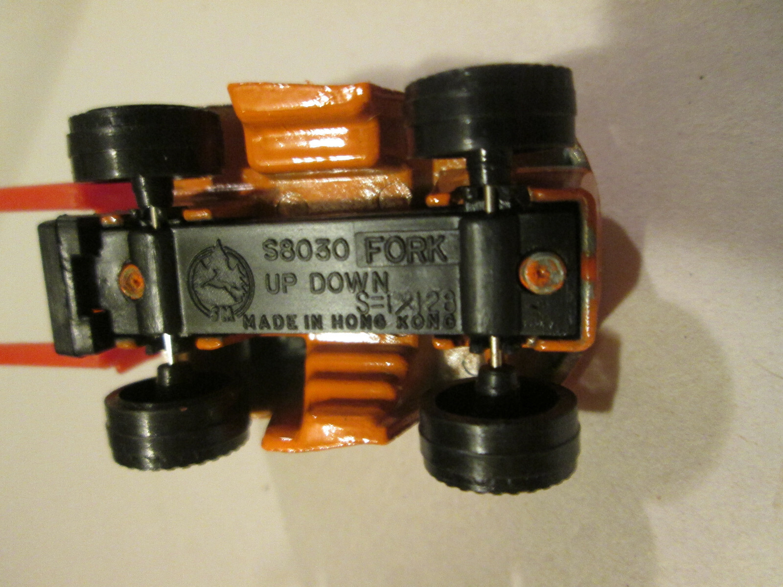 Marz Karz Fork Up Down Forklift Tractor #S8030 1:128 HK (SM) Mint #2