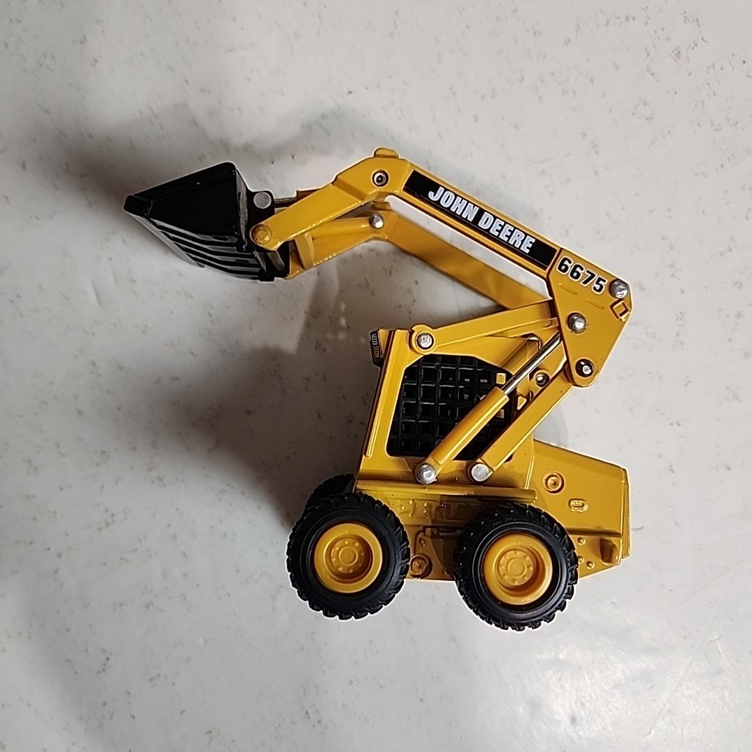 1/32 Ertl John Deere 6675 Skid Steer Loader 1994 Hard To Find Tractor