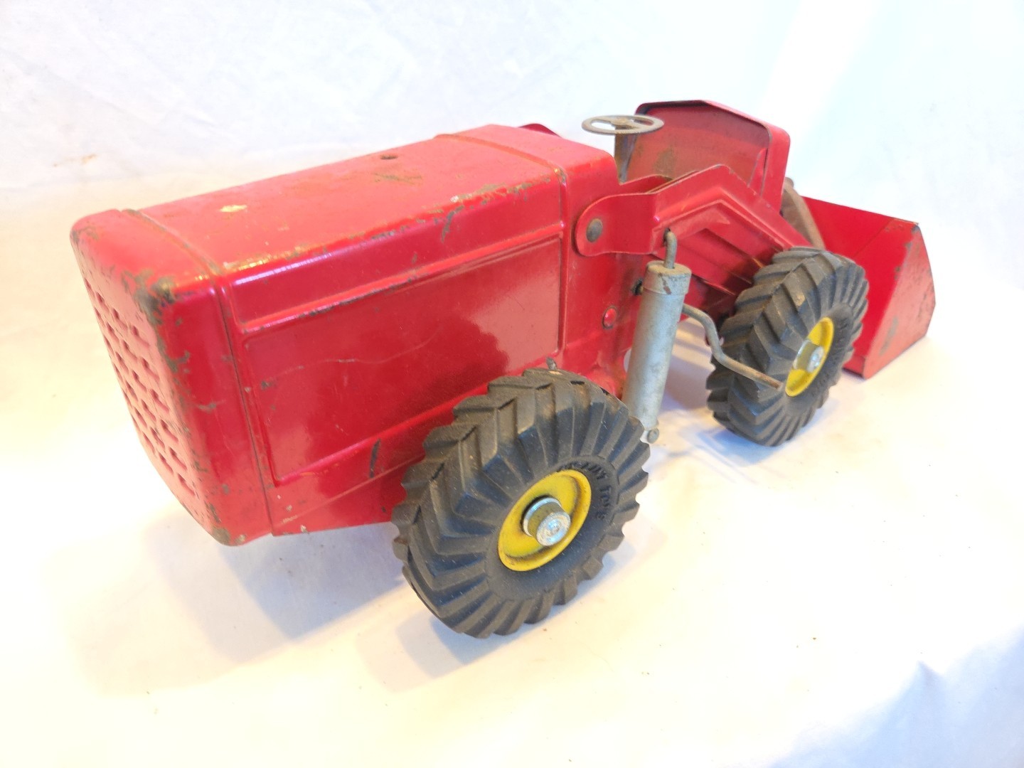 Vintage 1950’s Pressed Steel Nylint Hough Payloader Construction Toy Nice Cond.