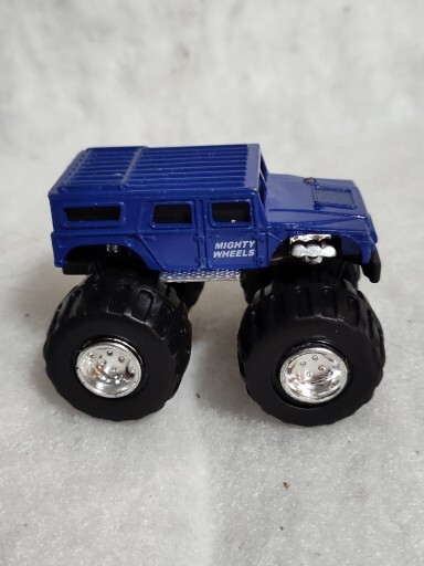 1998 SOMA SURVIVAL MIGHTY WHEELS HUMMER TRUCK 4.5″ DIECAST METAL With Side Rails