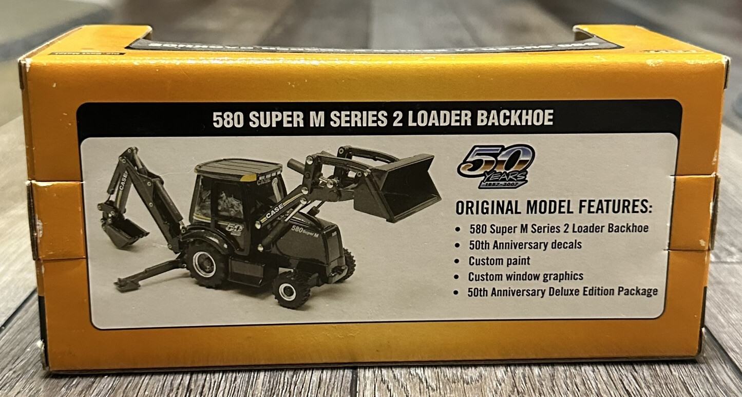 Ertl 1:50 Scale 580 Super M series 2 Loader Backhoe Case 50 yrs 1957/2007 NIB!!