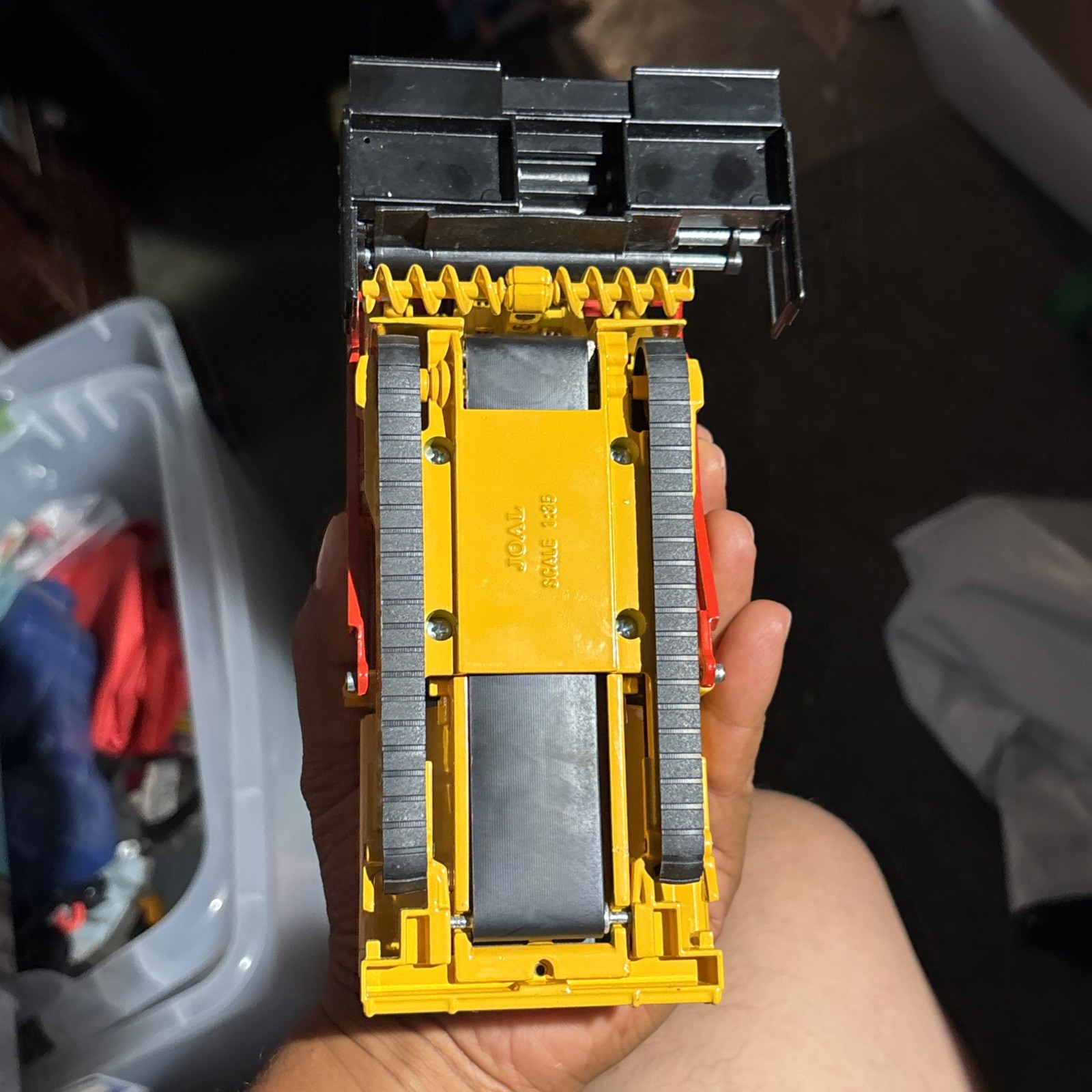 JOAL Dynapac F181CS Asphalt Paver 1/35 Die-Cast Excellent No Box #288