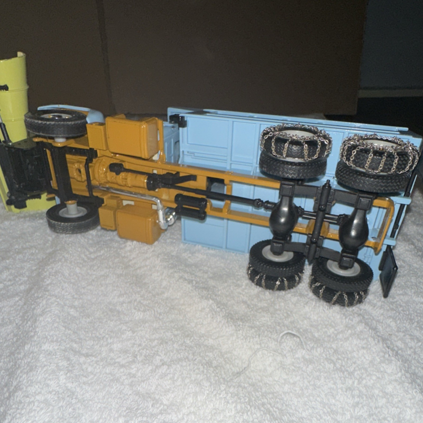 Mack Chicago Dept Streets & Sanitation Dump Truck Snow Plow Blue S11813