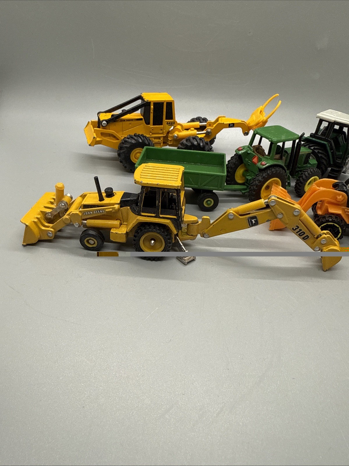 Ertl John Deere 648E Turbo Log Skidder 310 D Loader Tractor Steam Roller