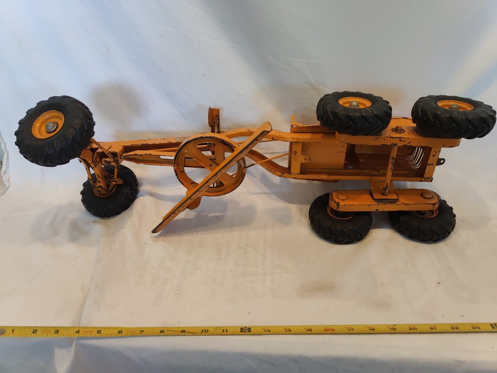 Doepke Model Toys Adams Road Grader Diesel Motor Steel 1950’s Vintage Nice Cond.