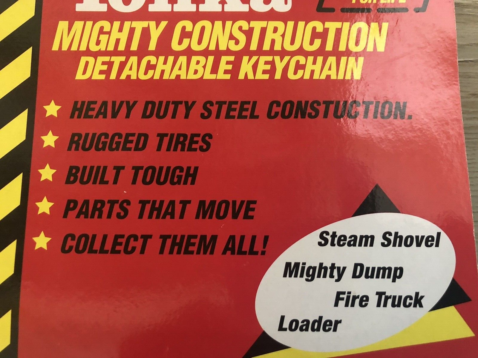 Vintage 1998 Tonka Mighty Construction Dump Truck with Detachable Keychain NEW