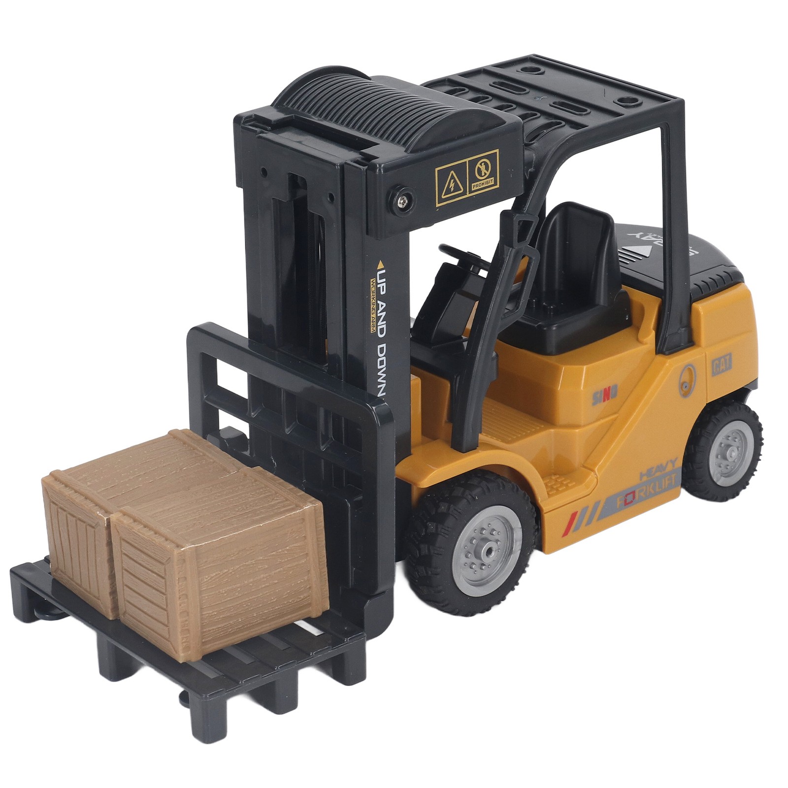 1:24 Remote Control Forklift Full Functional Sound And Light Alloy Forklift