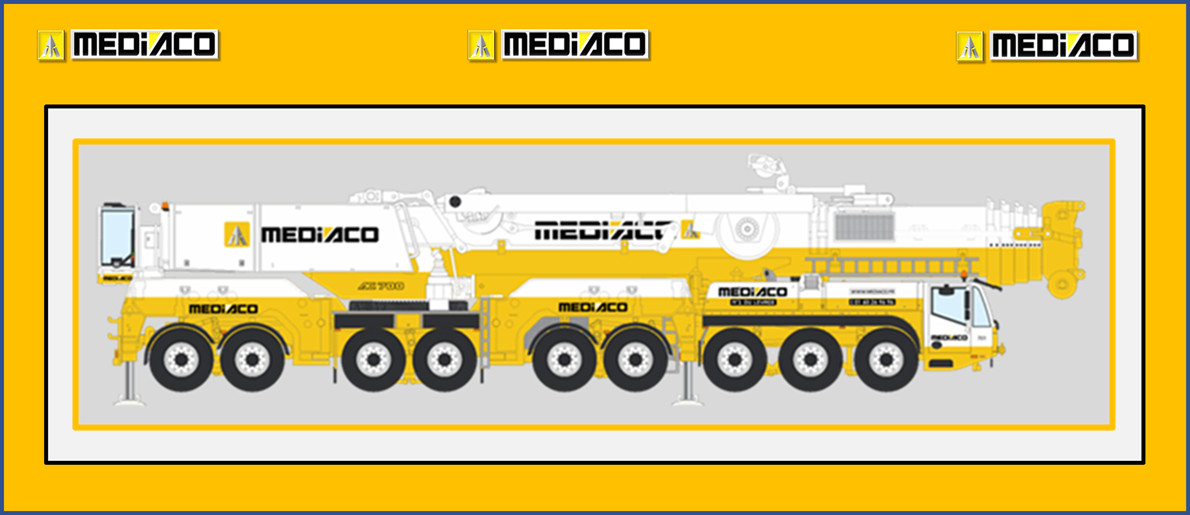 1/50 IMC MEDIACO AC 700-9 Mobile Crane – NOW in STOCK – FACTORY SOLD OUT!!