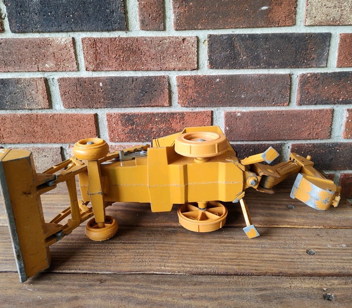 Vintag Case Metal Construction King Toy 580E ERTL Backhoe/Front Loader