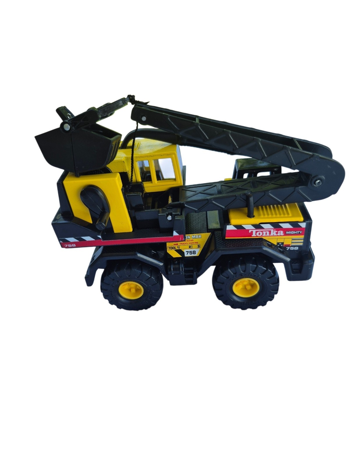 Tonka Mighty Mini #758 Crane Maisto 2001 Hasbro Diecast Construction Vehicle New