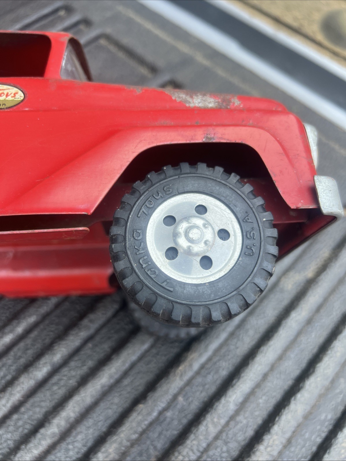 Vintage 1958 Tonka Utility Truck # 03 in catalog original condition w play wear